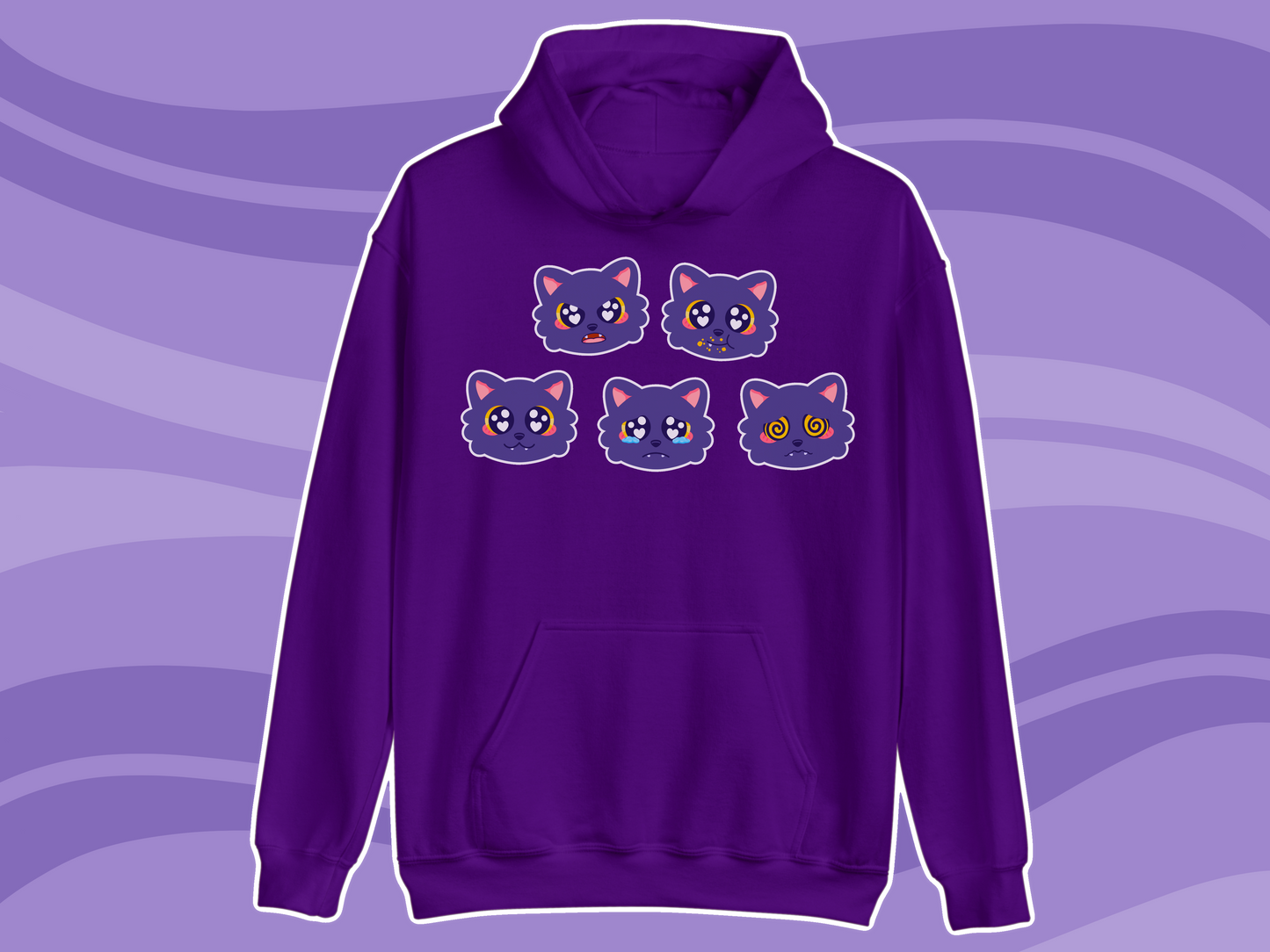 Cat Communication Hoodie - Adult