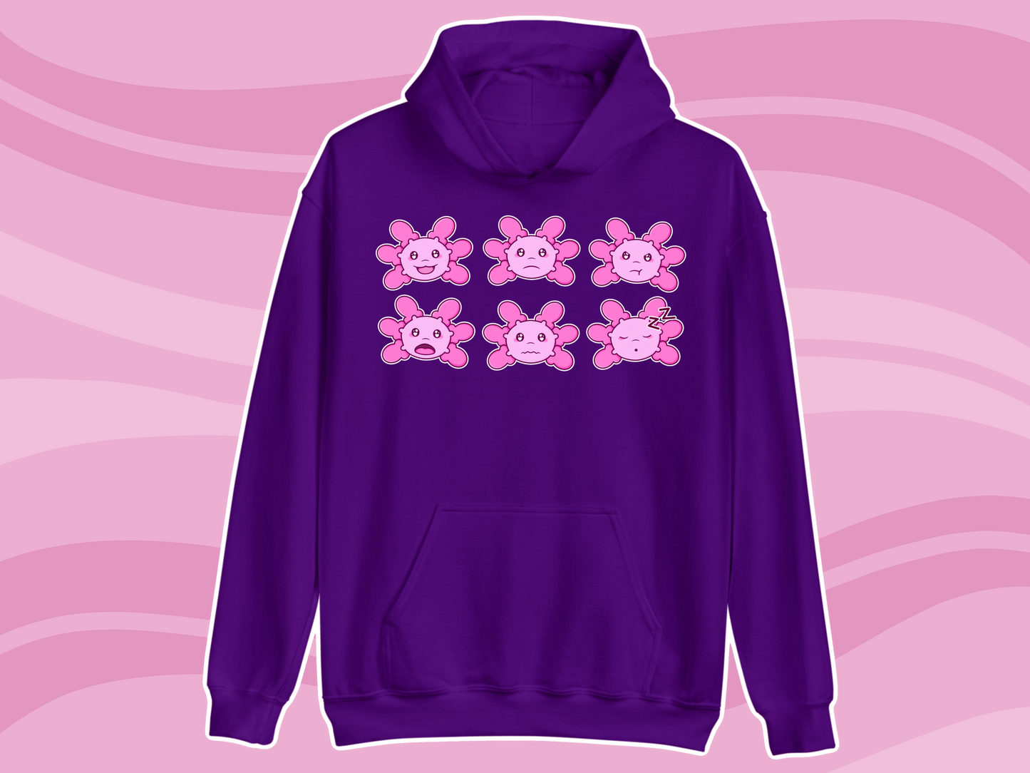 Axolotl Communication Hoodie - Adult