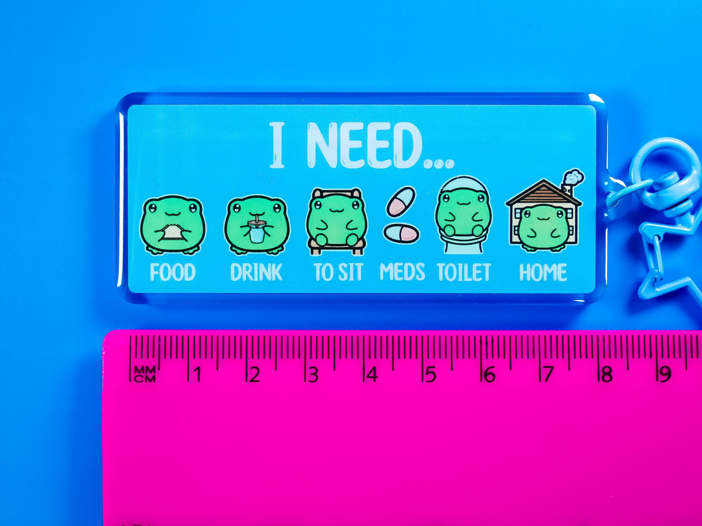 My Needs Frog Communication Keyring