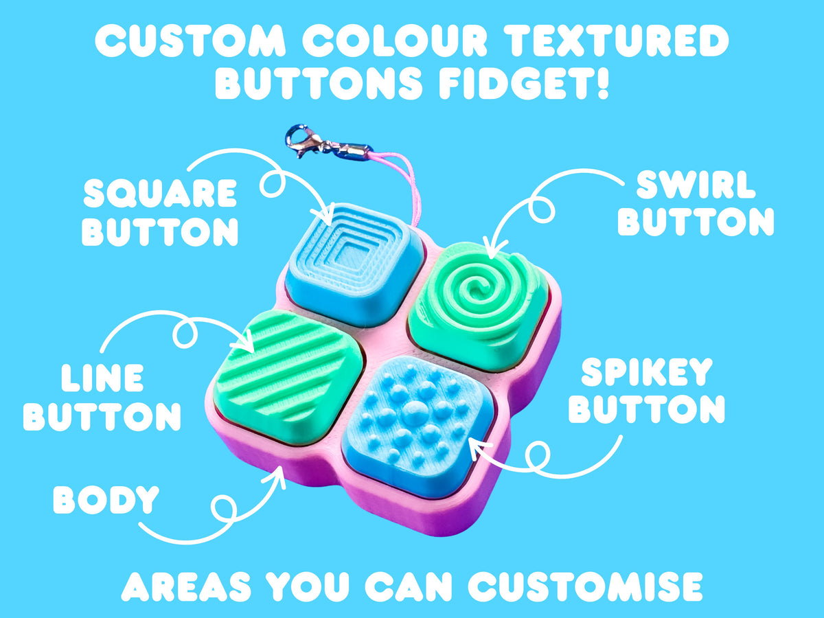 Toggle Button Fidget Custom Textured Buttons Fidget – Fizzy Fuzzies