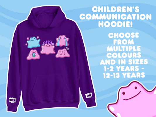 Transforming Blob Communication Hoodie - Children's