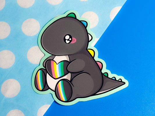 Disability Pride Dino Sticker