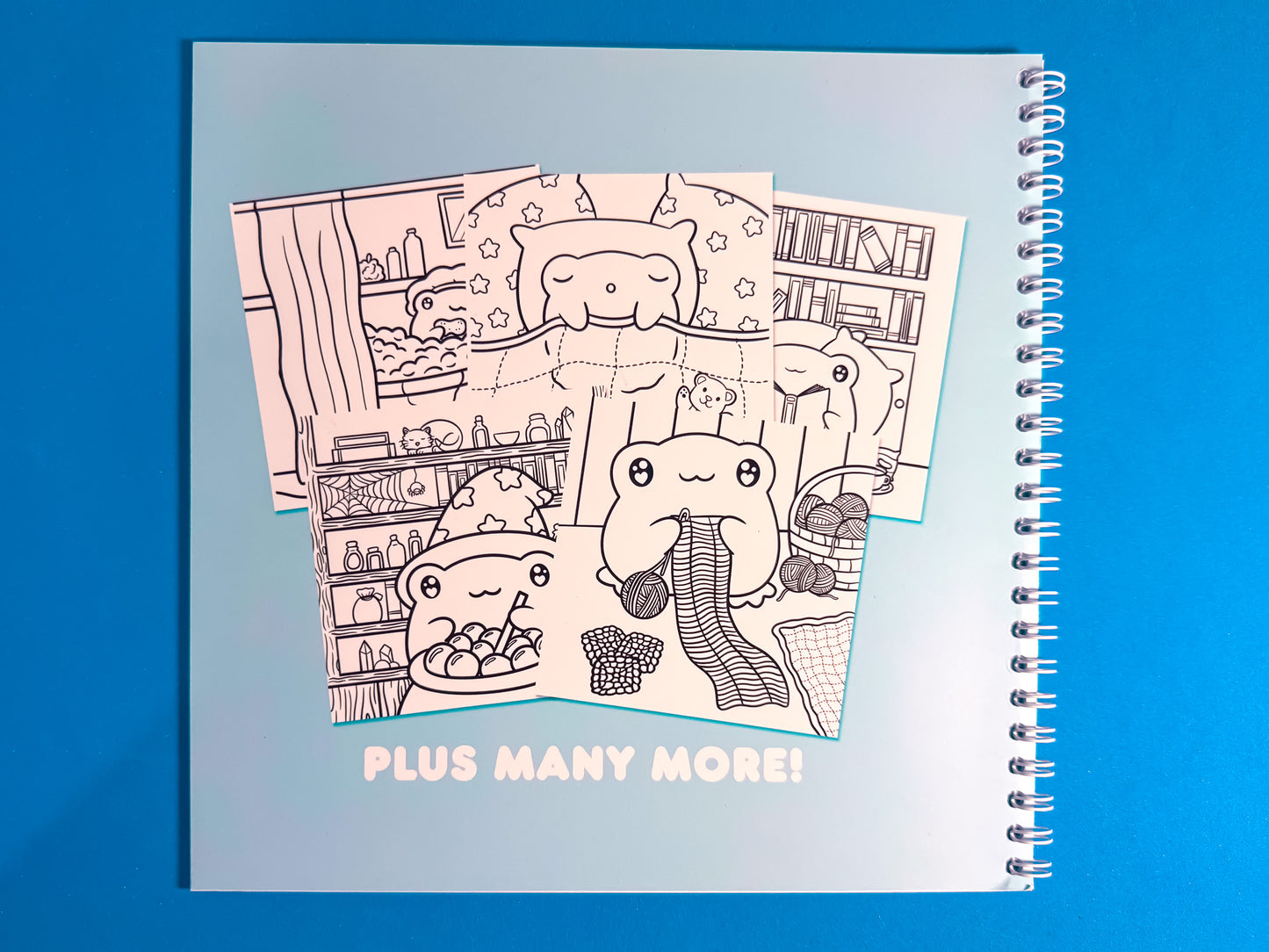 Self Care Frogs Colouring Book