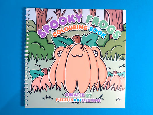 Spooky Frogs Colouring Book