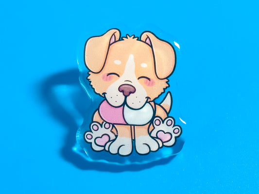 Pill Puppy Acrylic Pin