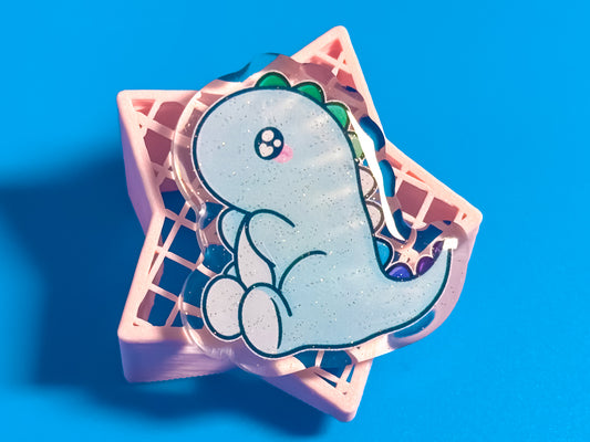 MLM Pride Dino Acrylic Pin