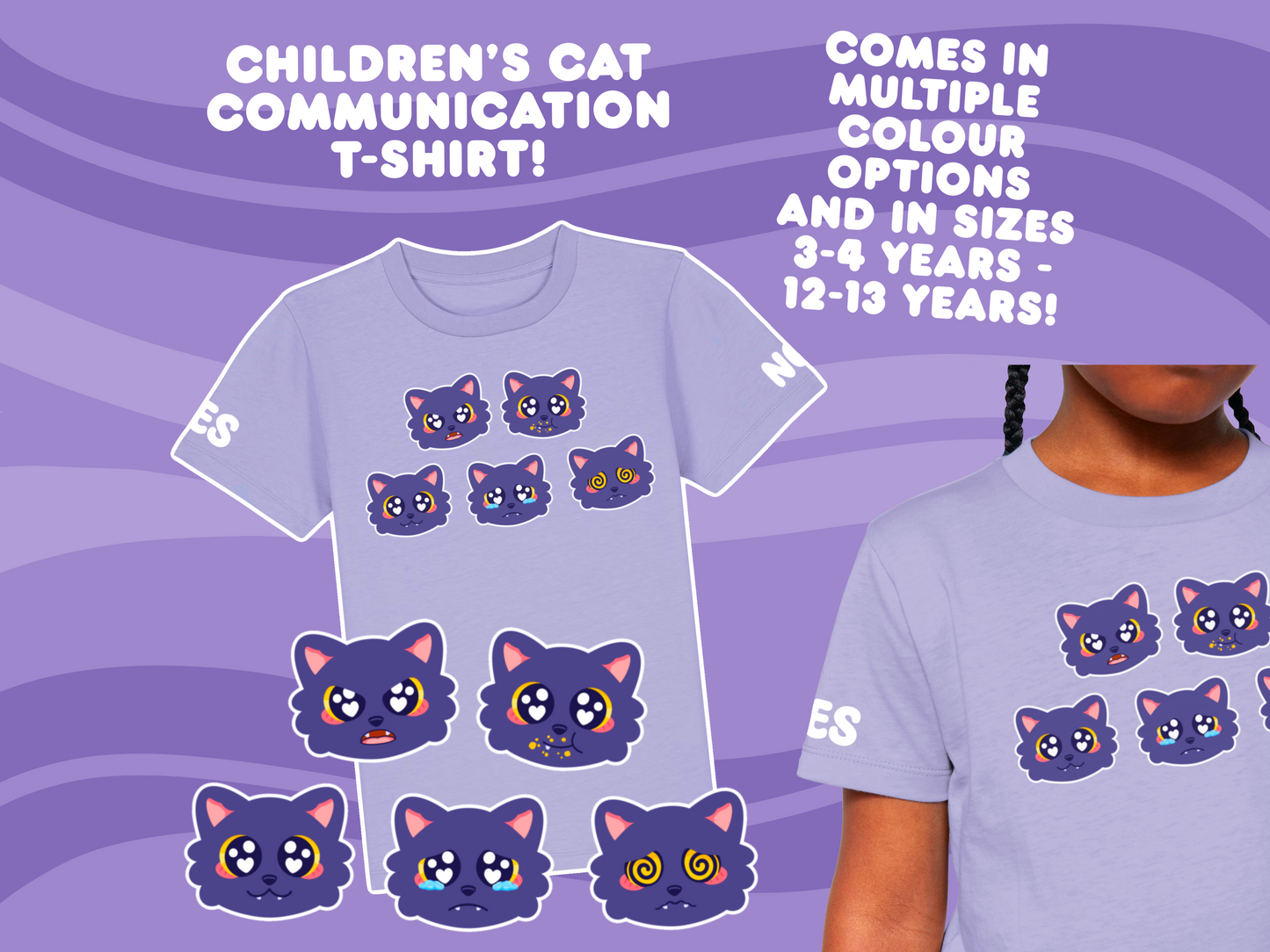 Cat Communication T-Shirt - Children's