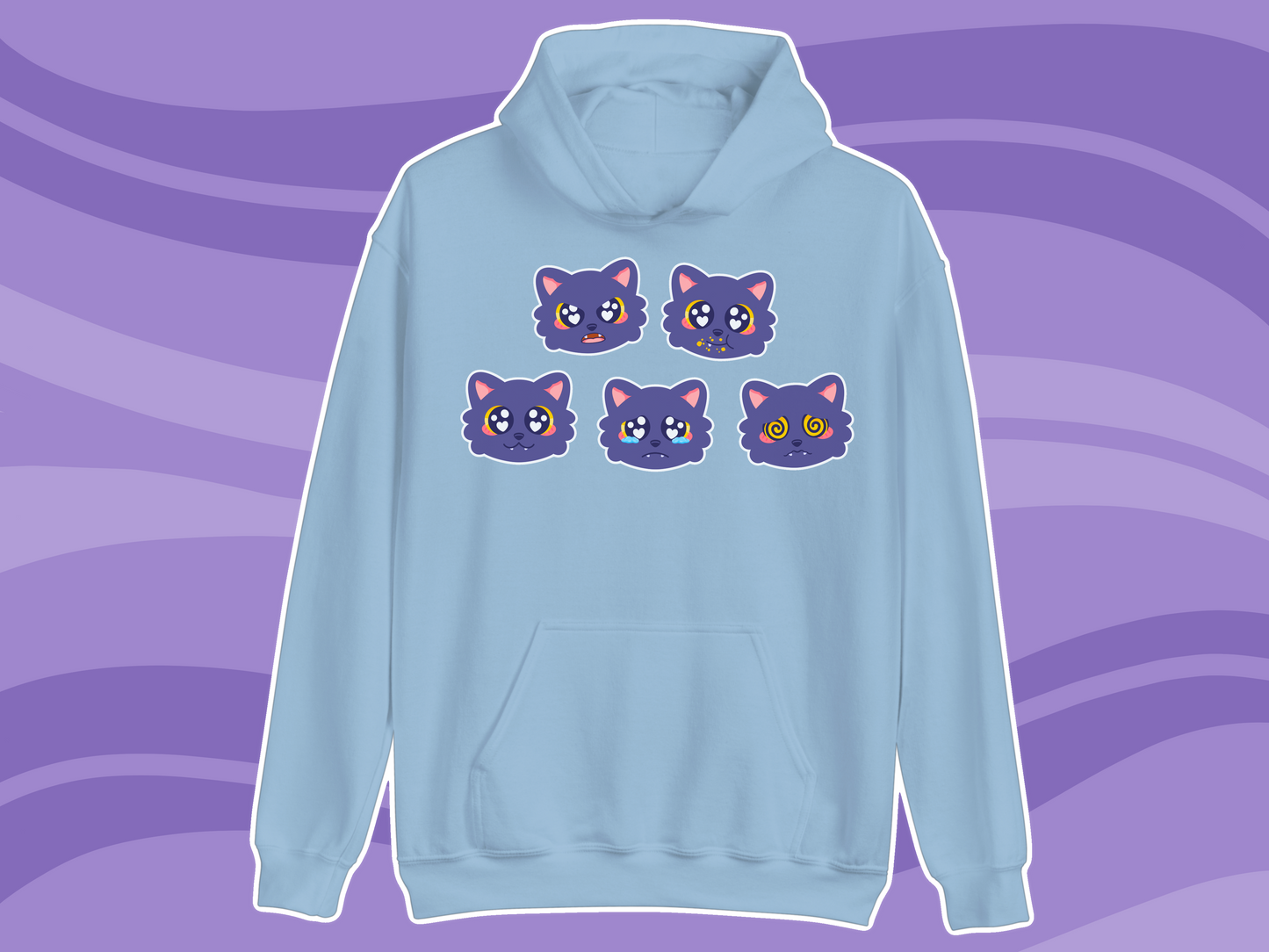 Cat Communication Hoodie - Adult