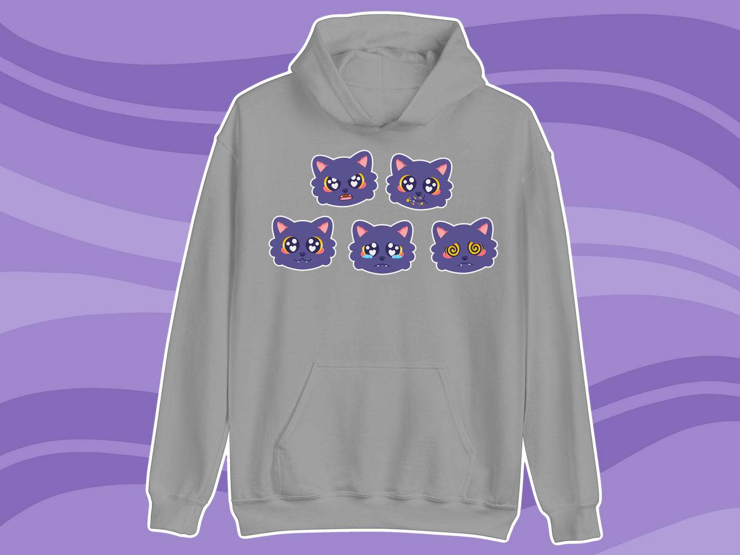 Cat Communication Hoodie - Adult