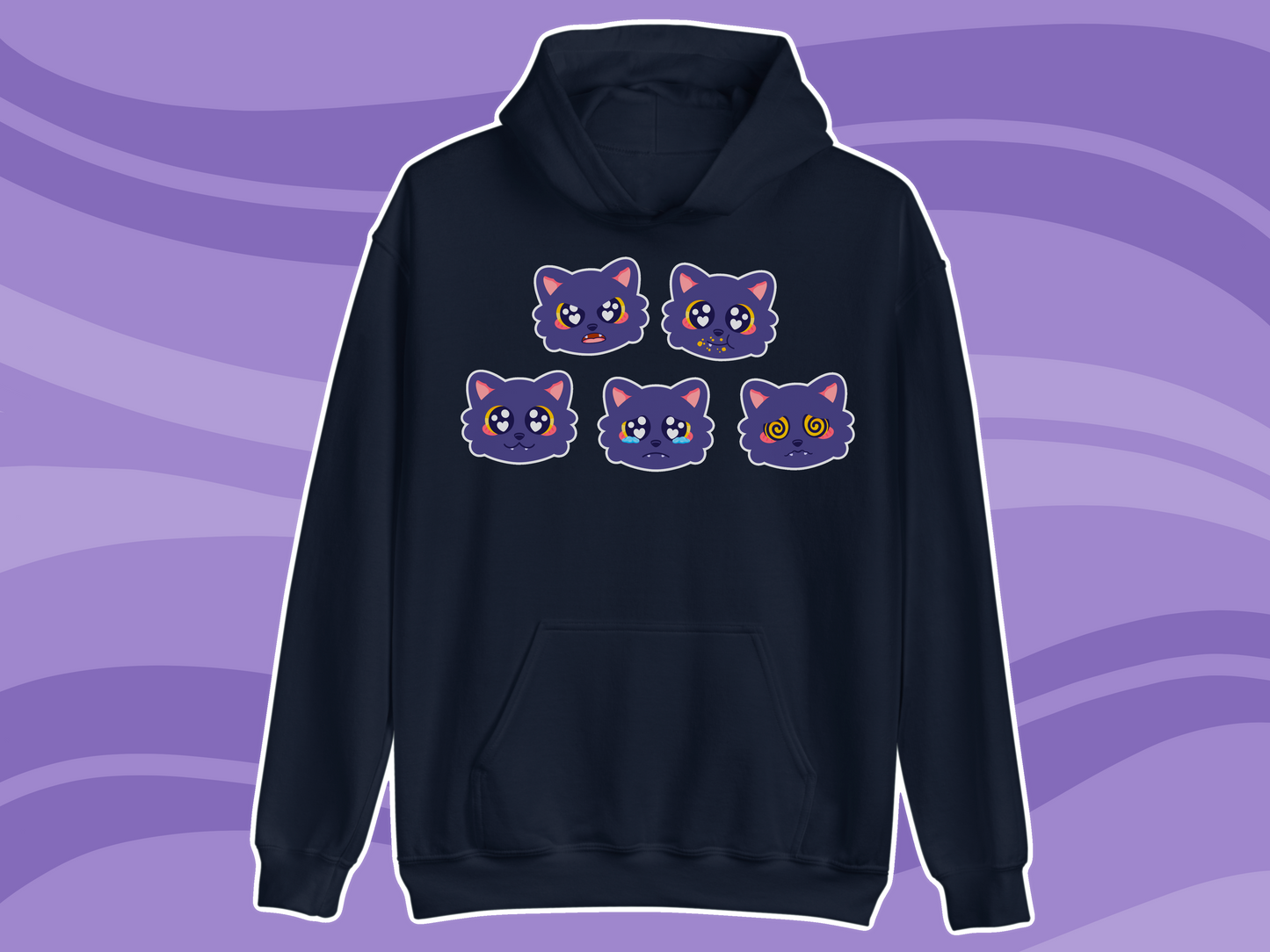 Cat Communication Hoodie - Adult