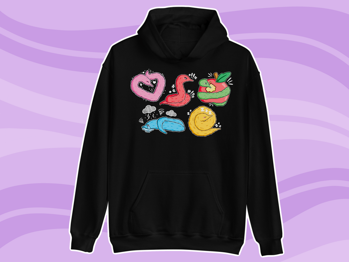 Worm On A String Communication Hoodie - Adult