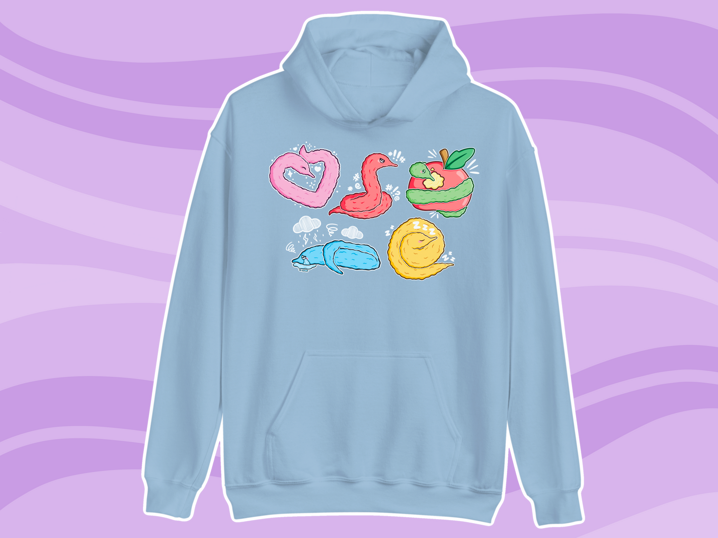 Worm On A String Communication Hoodie - Adult