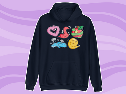 Worm On A String Communication Hoodie - Adult