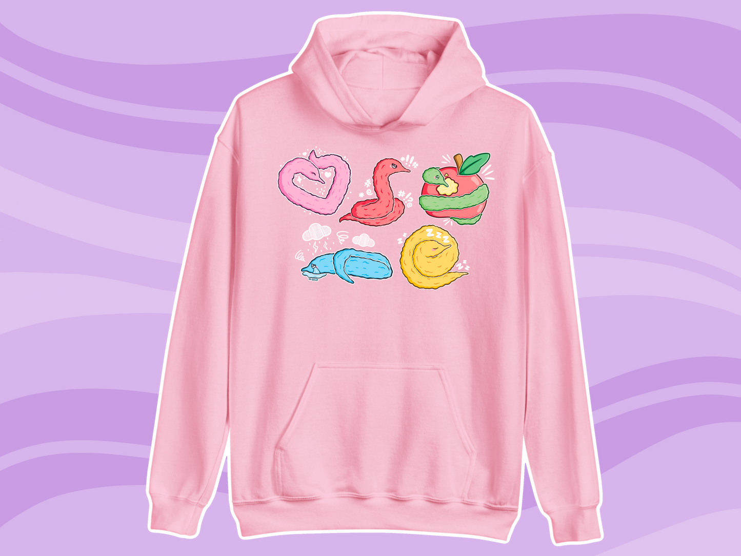 Worm On A String Communication Hoodie - Adult