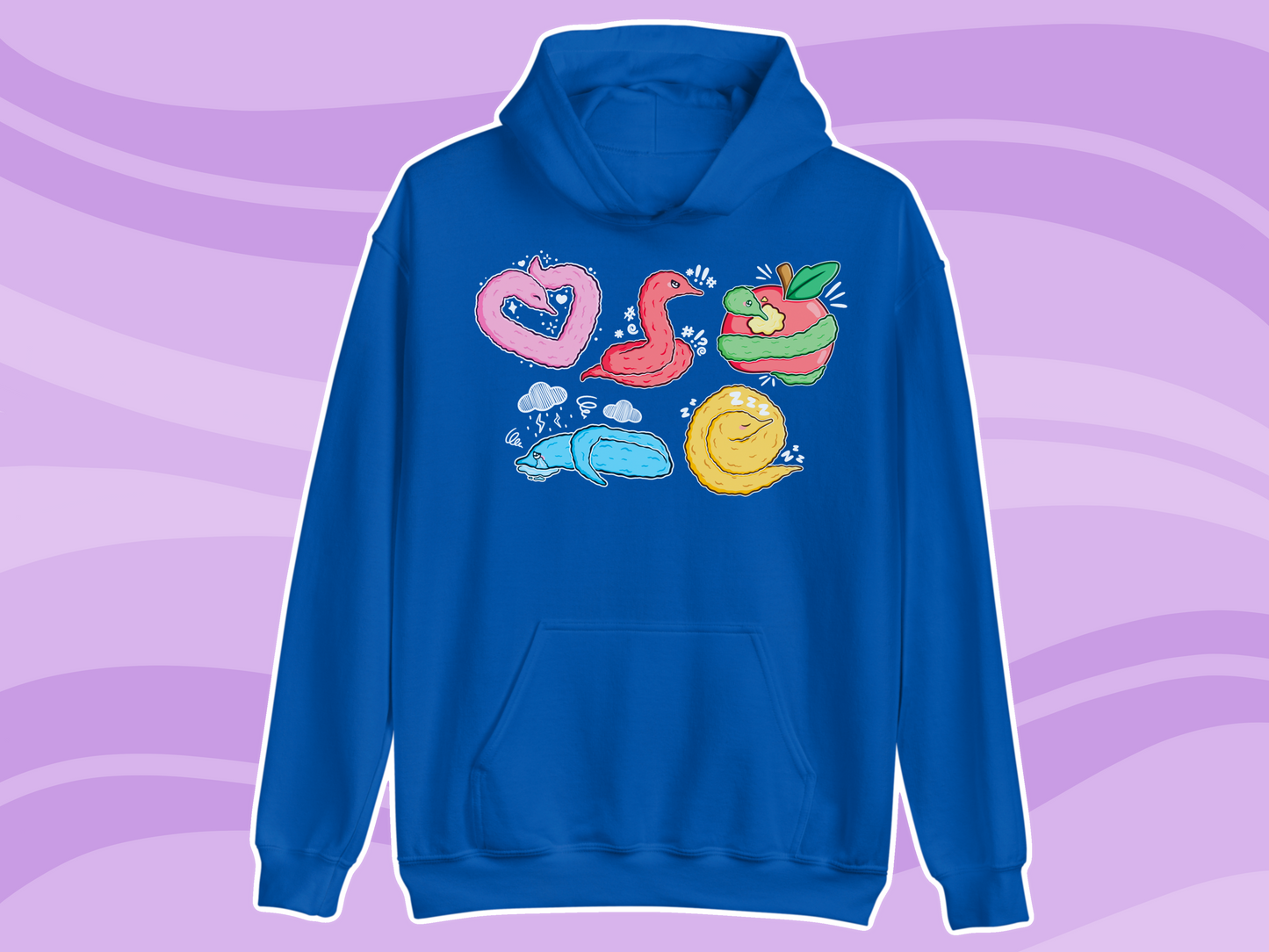 Worm On A String Communication Hoodie - Adult
