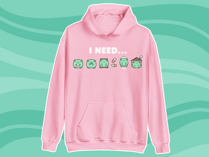 Frog Needs Communication Hoodie - Adult