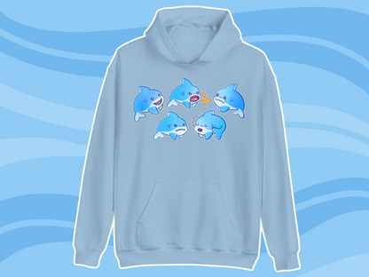 Shark Communication Hoodie - Adult