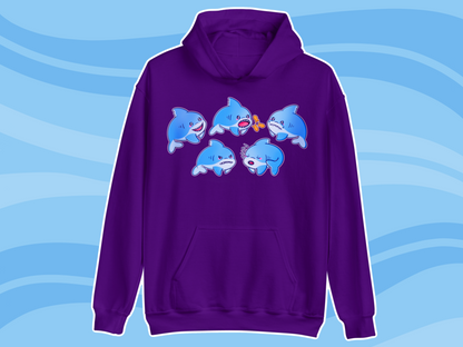 Shark Communication Hoodie - Adult