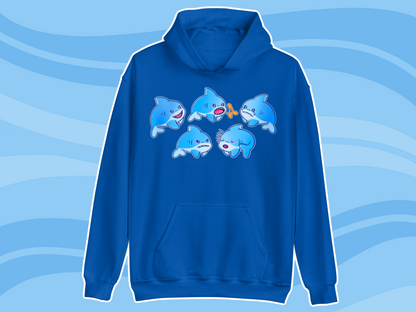 Shark Communication Hoodie - Adult