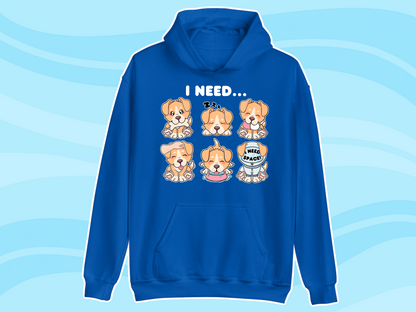 Puppy Needs Communication Hoodie - Adult