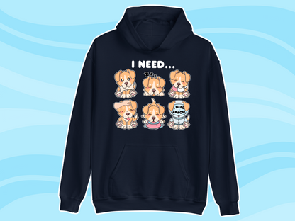 Puppy Needs Communication Hoodie - Adult