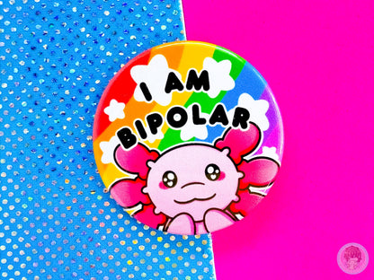 Bipolar Pin Button Badge