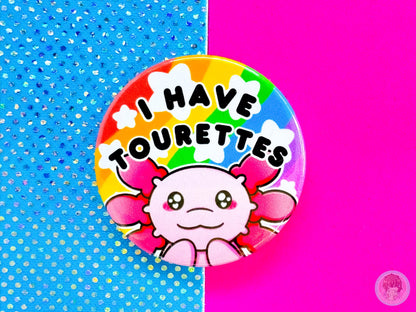 Tourettes Pin Button Badge