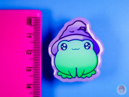 Witchy Frog Acrylic Pin
