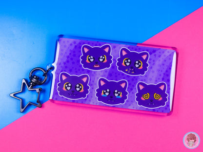 Cat Emotion Communication Keyring
