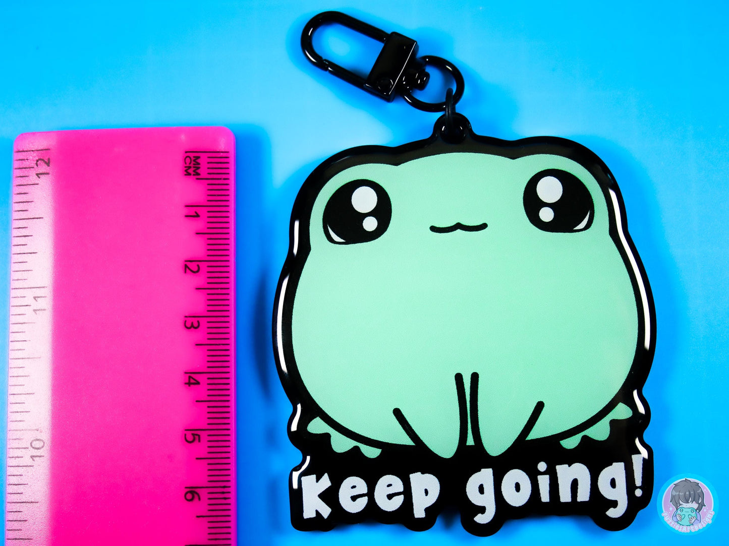Keep Going Acrylic Keyring