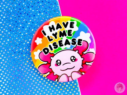 Lyme Disease Pin Button Badge