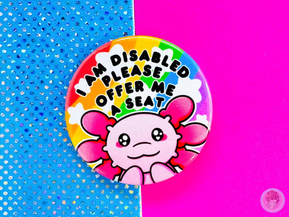 Need a Seat Pin Button Badge
