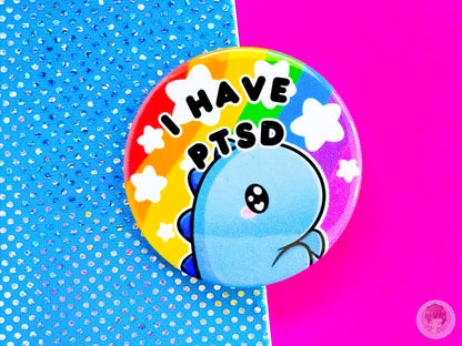 PTSD Pin Button Badge