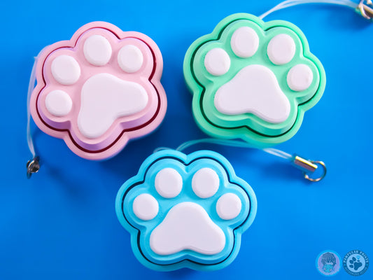Mini Paw Print Button Fidget